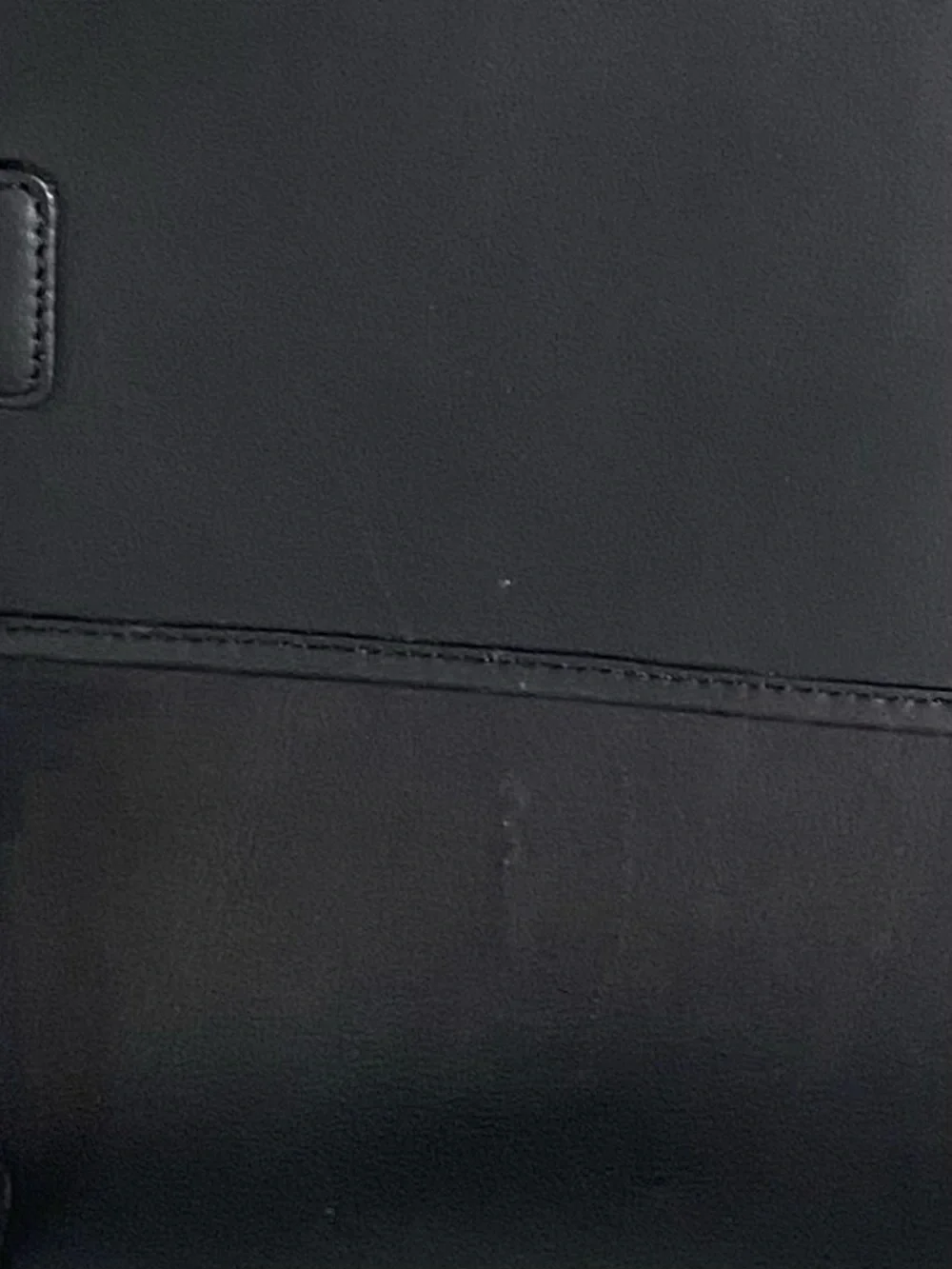 Vintage Coach Black Leather Briefcase Laptop Messenger Bag Adjustable Strap